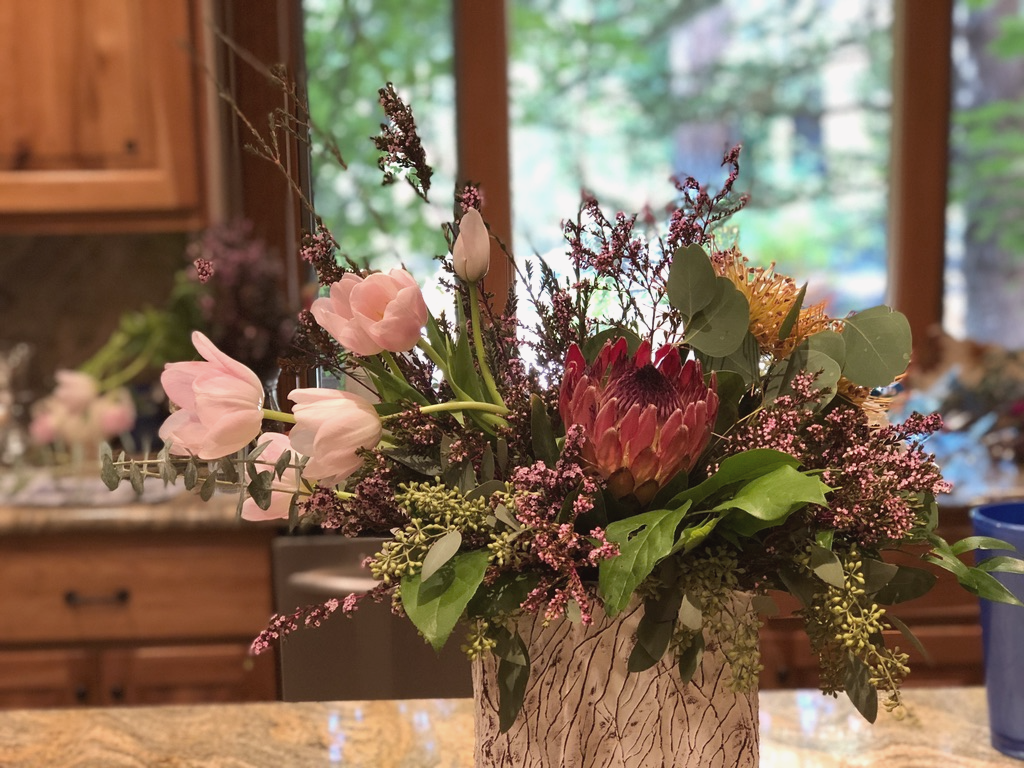 Protea arrangement