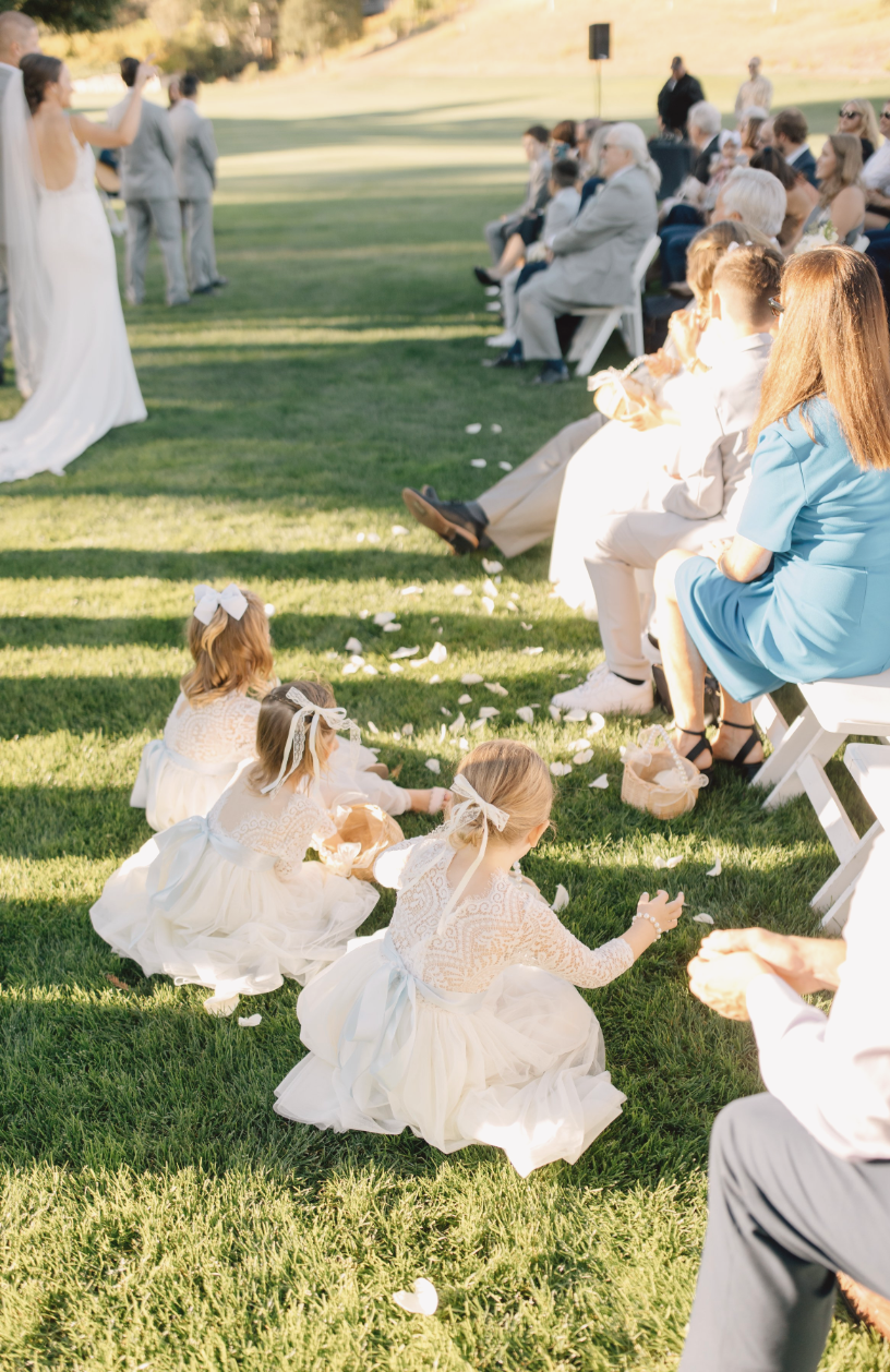 Flower girl ceremony